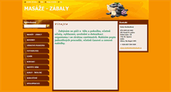 Desktop Screenshot of masaze-zabaly.cz