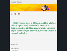Tablet Screenshot of masaze-zabaly.cz